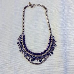 SILPADA K & R BRASS AND GLASS NECKLACE